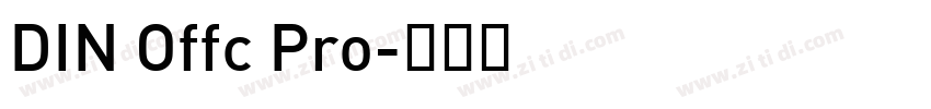 DIN Offc Pro字体转换